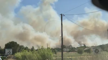Incendie à Fréjus - Var - 1 juillet 2026 - Feux de forêts et d'espaces naturels