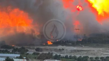 Incendie à Rognac - Bouches-du-Rhône - 1 juillet 2026 - Feux de forêts et d'espaces naturels