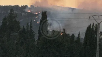 Incendie à Lançon-Provence - Bouches-du-Rhône - 1 juillet 2026 - Feux de forêts et d'espaces naturels