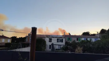 Incendie à Lançon-Provence - Bouches-du-Rhône - 1 juillet 2026 - Feux de forêts et d'espaces naturels