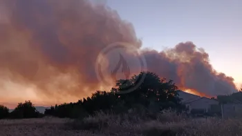 Incendie à Lançon-Provence - Bouches-du-Rhône - 1 juillet 2026 - Feux de forêts et d'espaces naturels