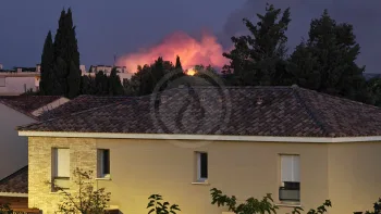 Incendie à Lançon-Provence - Bouches-du-Rhône - 1 juillet 2026 - Feux de forêts et d'espaces naturels