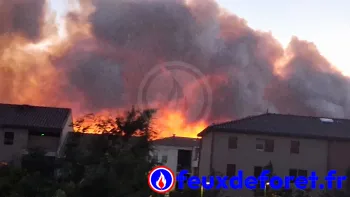 Incendie à Lançon-Provence - Bouches-du-Rhône - 1 juillet 2026 - Feux de forêts et d'espaces naturels