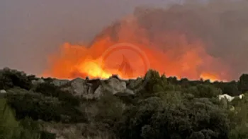 Incendie à Lançon-Provence - Bouches-du-Rhône - 1 juillet 2026 - Feux de forêts et d'espaces naturels