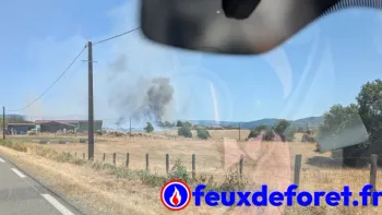 Incendie à Estandeuil - Puy-de-Dôme - 2 juillet 2026 - Feux de forêts et d'espaces naturels