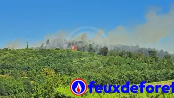 Incendie à Jardin - Isère - 2 juillet 2026 - Feux de forêts et d'espaces naturels