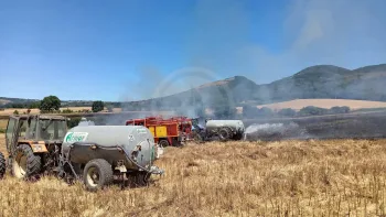 Incendie à Val-Revermont - Ain - 4 juillet 2026 - Feux de forêts et d'espaces naturels