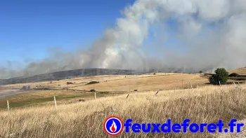 Incendie à Hures-la-Parade - Lozère - 6 juillet 2026 - Feux de forêts et d'espaces naturels