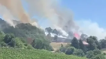 Incendie à Beaujeu - Rhône - 7 juillet 2026 - Feux de forêts et d'espaces naturels