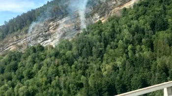Incendie à Nantua - Ain - 7 juillet 2026 - Feux de forêts et d'espaces naturels