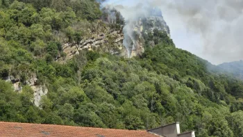 Incendie à Nantua - Ain - 7 juillet 2026 - Feux de forêts et d'espaces naturels