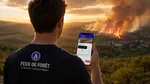 Feux de Forêt, 1ʳᵉ application de France sur l’App Store et Google Play.