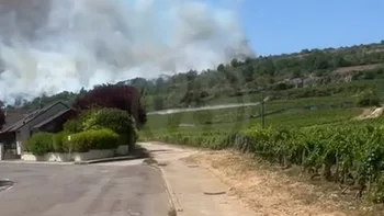 Incendie à Nuits-Saint-Georges - Côte-d'Or - 8 juillet 2026 - Feux de forêts et d'espaces naturels