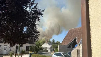 Incendie à Morthomiers - Cher - 8 juillet 2026 - Feux de forêts et d'espaces naturels