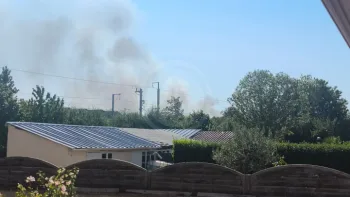 Incendie à Ouézy - Calvados - 8 juillet 2026 - Feux de forêts et d'espaces naturels