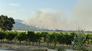 Incendie à Volx - Alpes-de-Haute-Provence - 8 juillet 2026 - Feux de forêts et d'espaces naturels