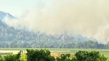 Incendie à Volx - Alpes-de-Haute-Provence - 8 juillet 2026 - Feux de forêts et d'espaces naturels