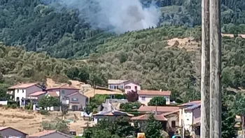 Incendie à Vaux-en-Beaujolais - Rhône - 9 juillet 2026 - Feux de forêts et d'espaces naturels