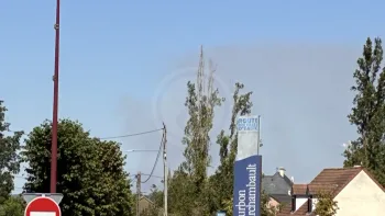 Incendie à Aurouër - Allier - 9 juillet 2026 - Feux de forêts et d'espaces naturels