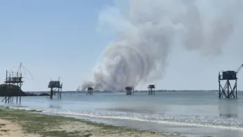 Incendie à La Plaine-sur-Mer - Loire-Atlantique - 10 juillet 2026 - Feux de forêts et d'espaces naturels