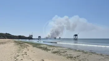 Incendie à La Plaine-sur-Mer - Loire-Atlantique - 10 juillet 2026 - Feux de forêts et d'espaces naturels