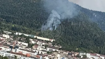 Incendie à Oyonnax - Ain - 10 juillet 2026 - Feux de forêts et d'espaces naturels