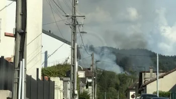 Incendie à Oyonnax - Ain - 10 juillet 2026 - Feux de forêts et d'espaces naturels