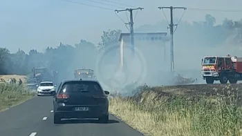Incendie à Fanjeaux - Aude - 12 juillet 2026 - Feux de forêts et d'espaces naturels