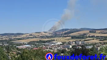 Incendie à Farnay - Loire - 12 juillet 2026 - Feux de forêts et d'espaces naturels