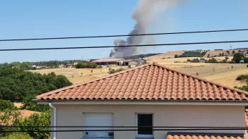 Incendie à Farnay - Loire - 12 juillet 2026 - Feux de forêts et d'espaces naturels
