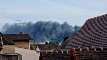 Incendie à Herblay-sur-Seine - Val-d'Oise - 14 juillet 2026 - Feux de forêts et d'espaces naturels