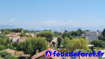 Incendie à Saint-Laurent-du-Var - Alpes-Maritimes - 1 juillet 2026 - Feux de forêts et d'espaces naturels