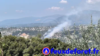 Incendie à Saint-Laurent-du-Var - Alpes-Maritimes - 1 juillet 2026 - Feux de forêts et d'espaces naturels